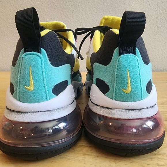 Nike Air Max 270 React Shoes Womens Size 6.5 Running AT6174-101 Sneakers - Picture 3 of 12